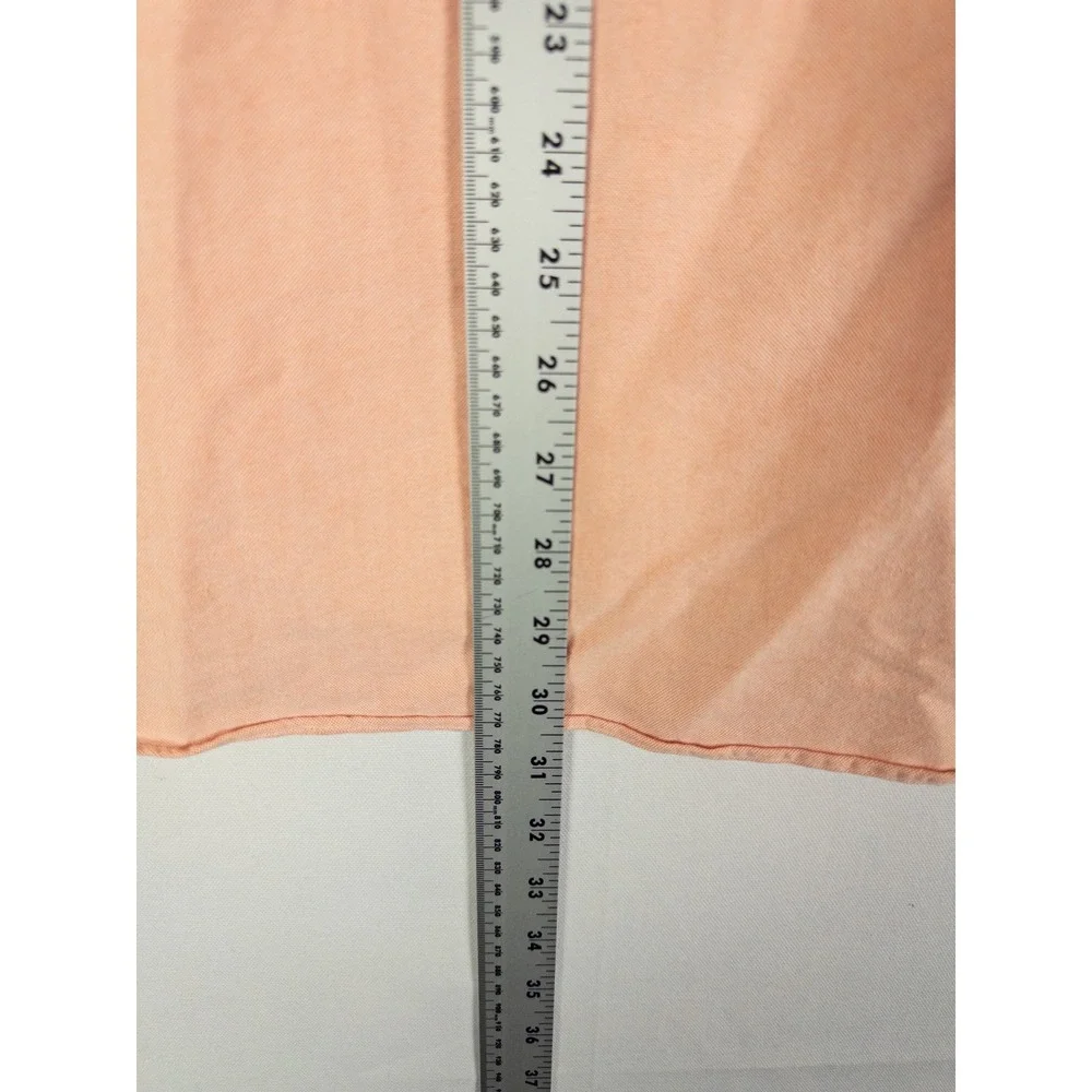 Ralph Lauren Button Down Shirt Mens L Peach Oxford Pony Embroidered Preppy Old M